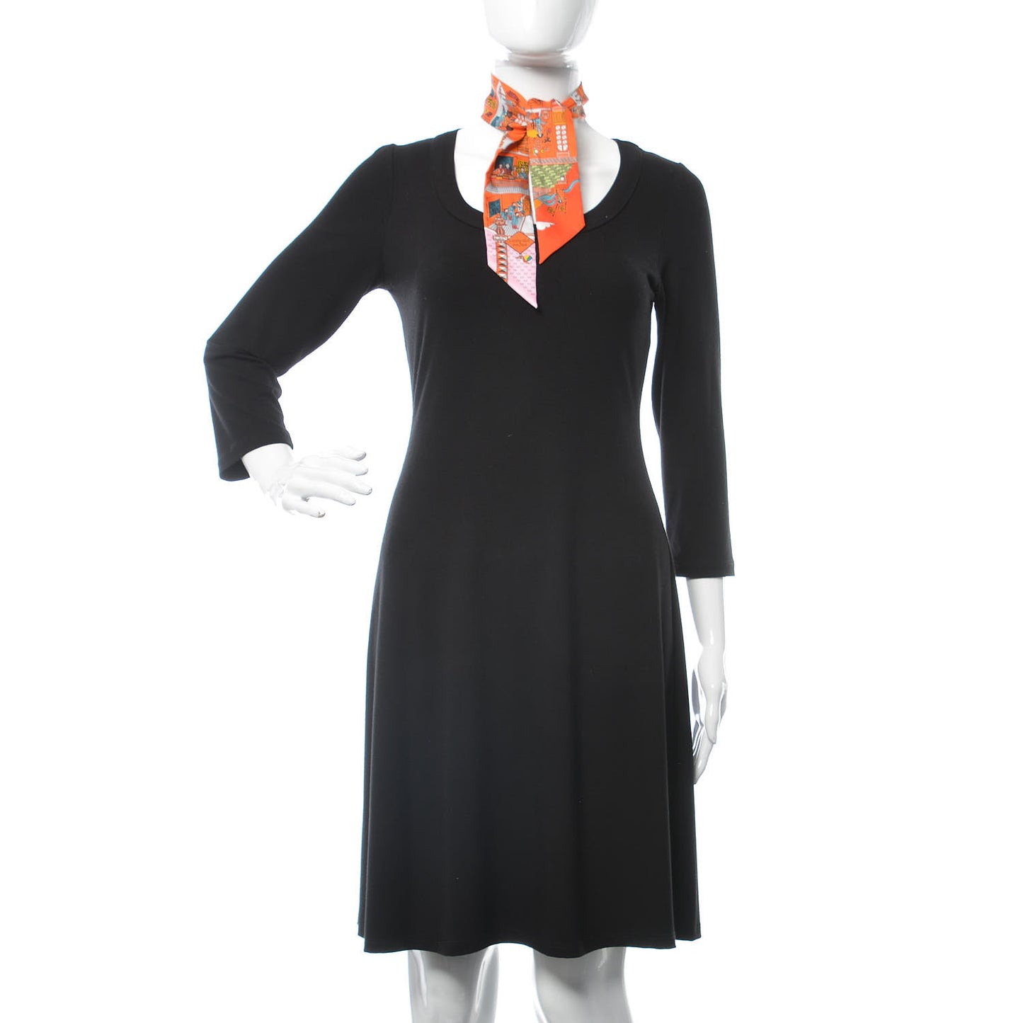 La Silk Maizeon Des Carres Twilly Orange Capucine Rose