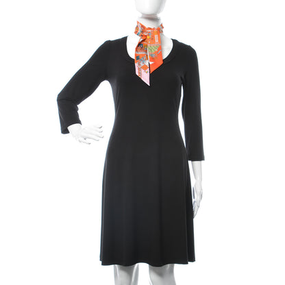 Hermes La Silk Maizeon Des Carres Twilly Orange Capucine Rose 2 of 5