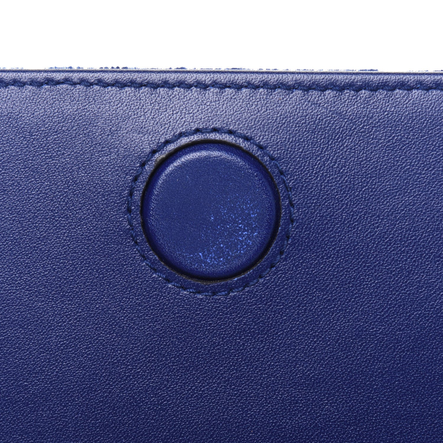 Gucci Velvet Matelasse GG Marmont Mini Bag Cobalt Blue 10 of 14
