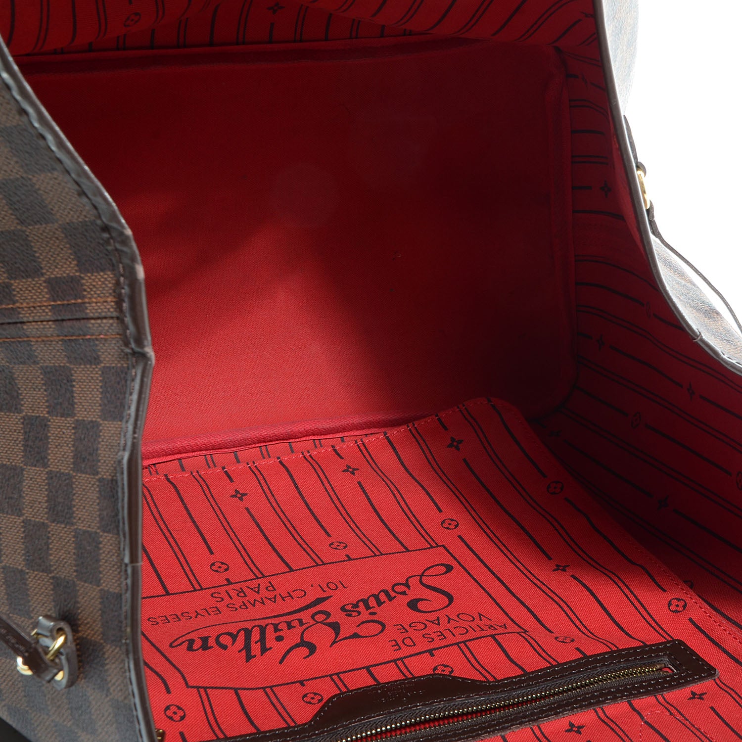 Louis Vuitton Damier Ebene Neverfull GM 5 of 7