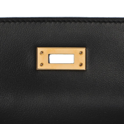 Hermes Swift Kelly Retourne 25 Black 17 of 34