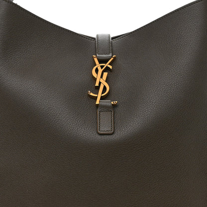 Saint Laurent Smooth Calfskin Large Le 5 A 7 Soft Hobo Light Musk 8 of 10