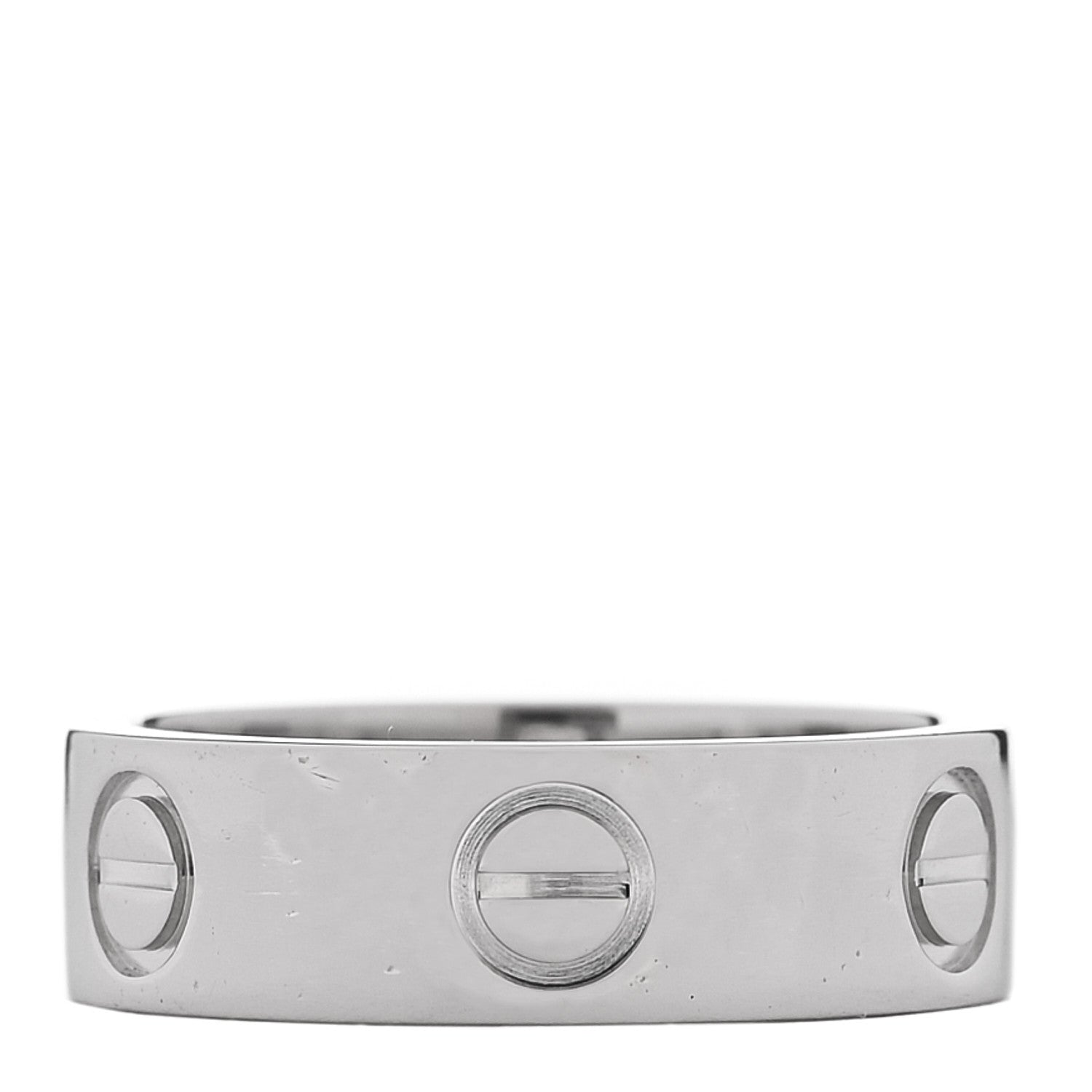 Cartier Platinum 5.5mm LOVE Ring 49 5 3 of 4