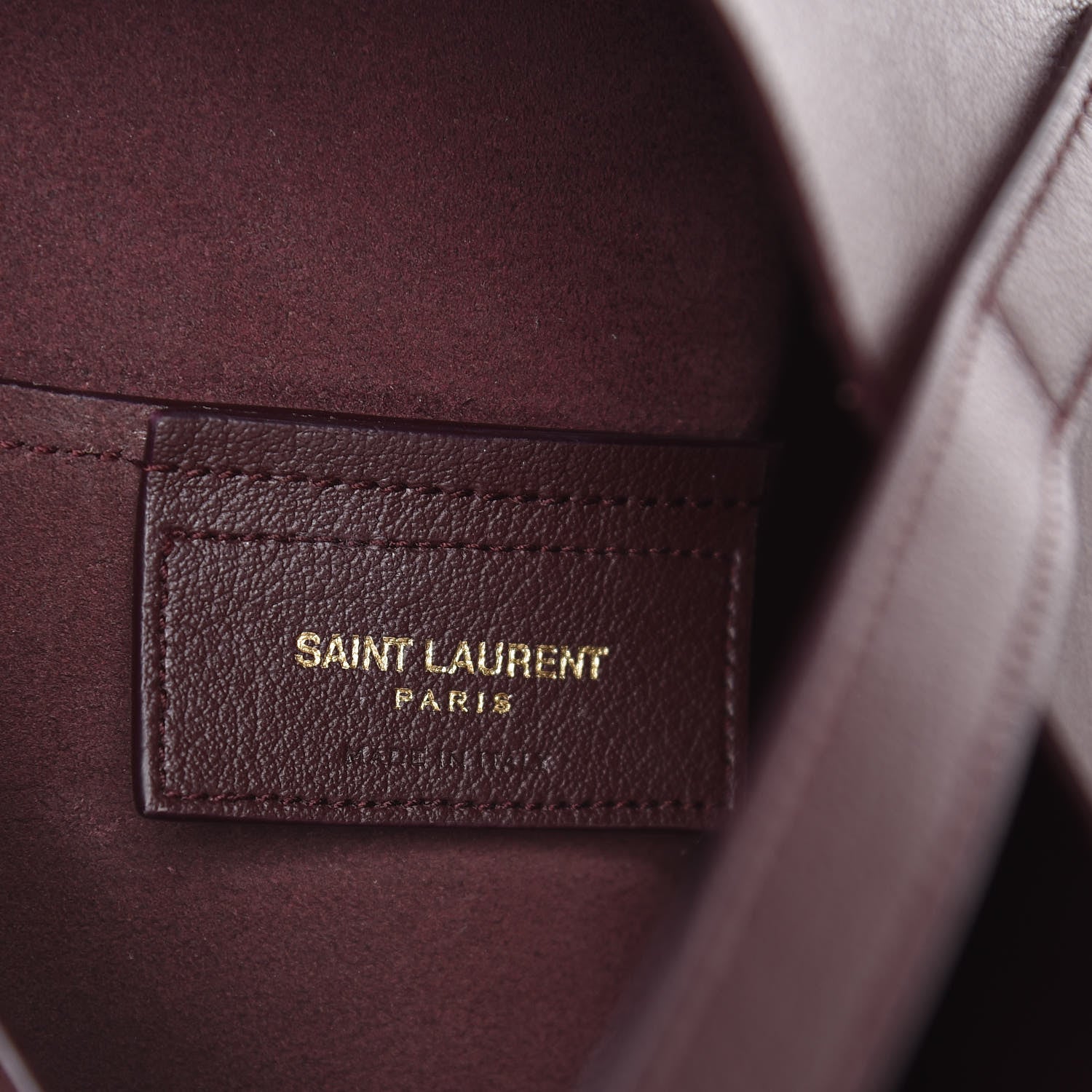 Saint Laurent Calfskin Large Shopping Tote Palissandre 7 of 8