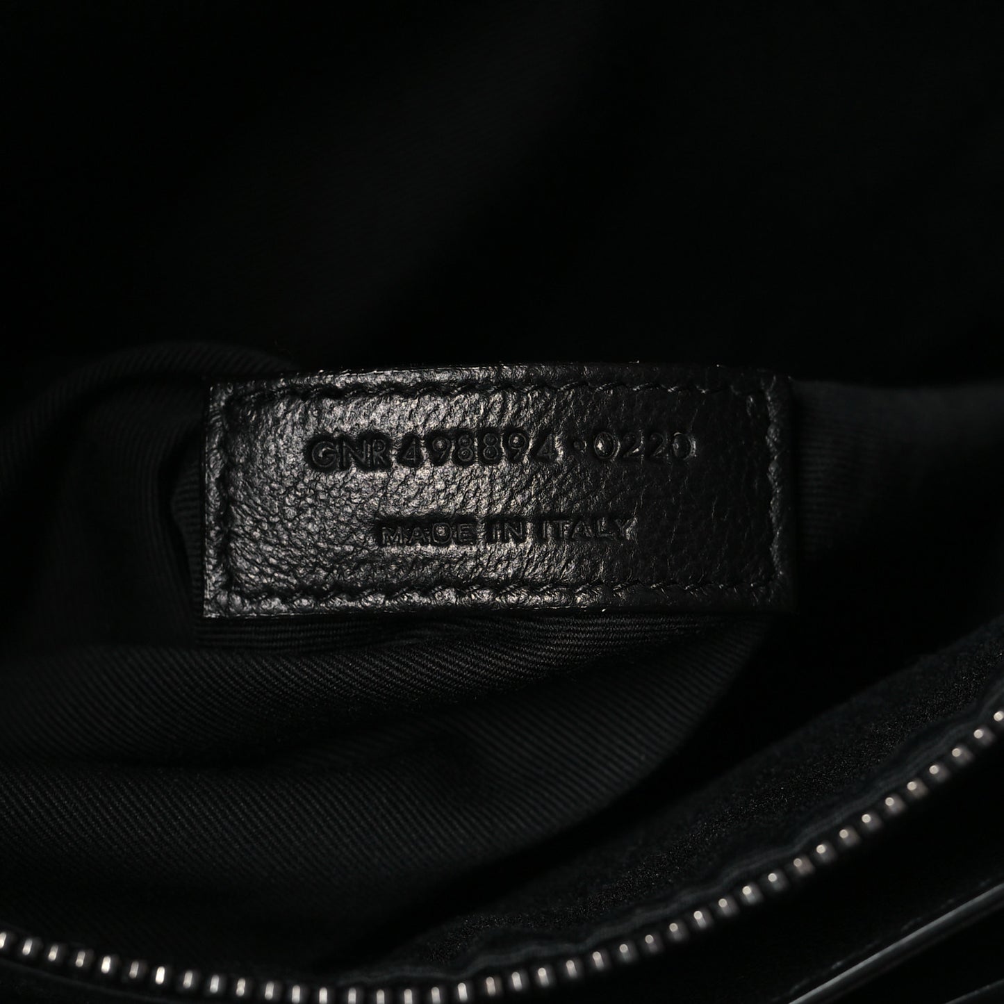 Suede Monogram Medium Niki Chain Satchel Black