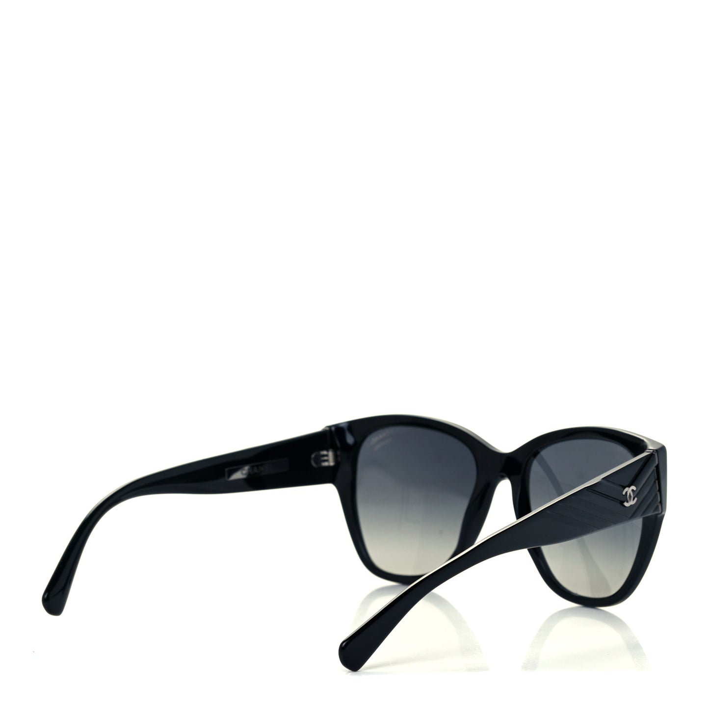 Acetate Polarized Butterfly CC Sunglasses 5412 Black