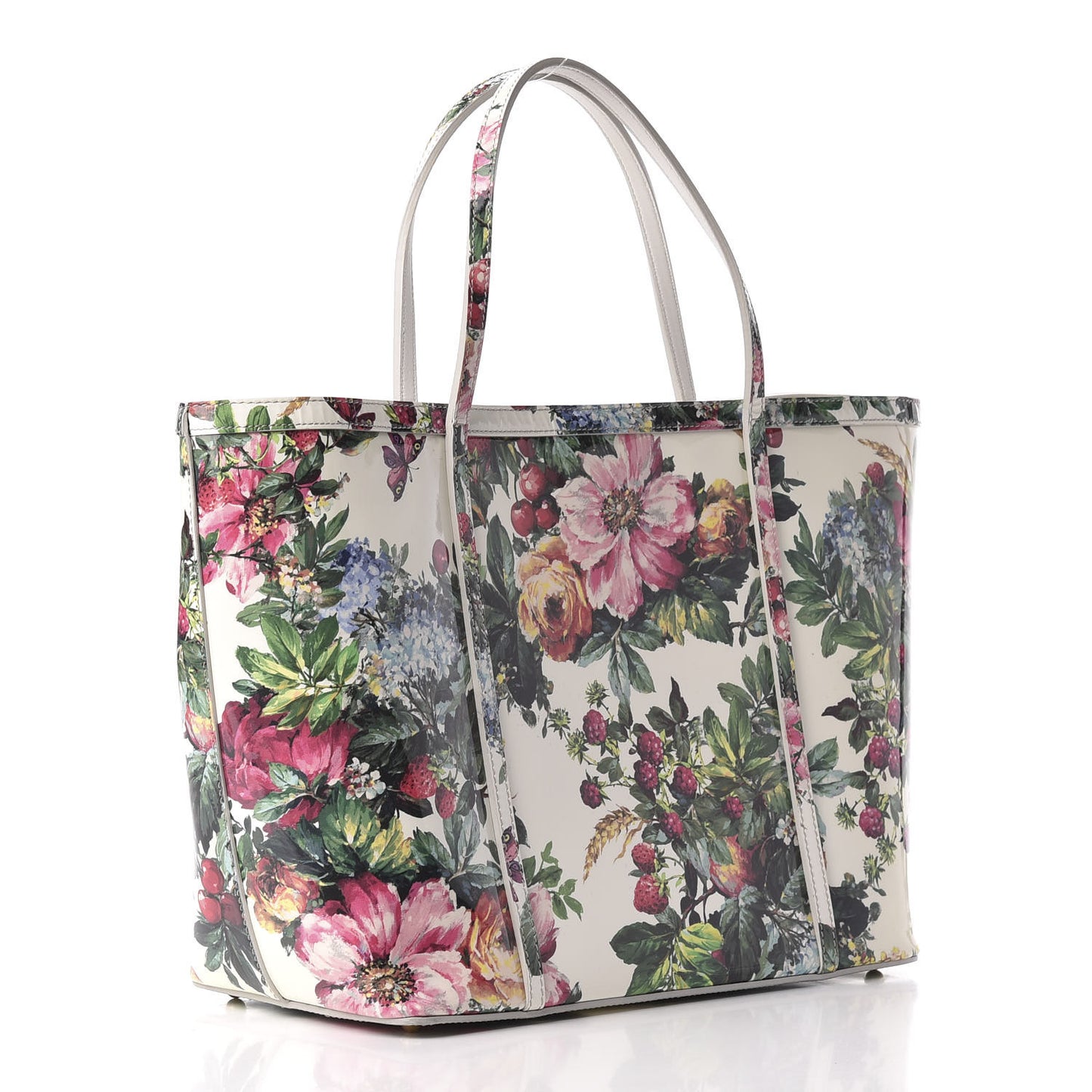 Calfskin Printed Miss Escape Tote Multicolor
