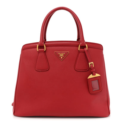 Prada Saffiano Lux Parabole Tote Fuoco 1 of 19