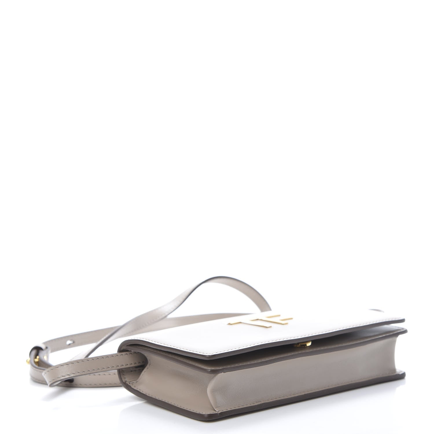 Tom Ford Calfskin Icon Crossbody Bag Silk Taupe 4 of 10
