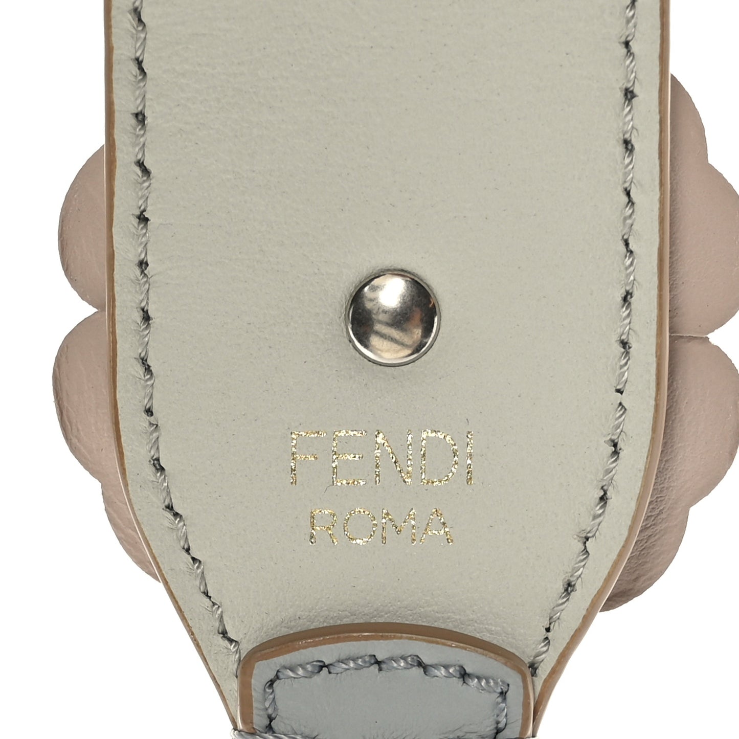 Calfskin Flowerland Studded Strap You Dove