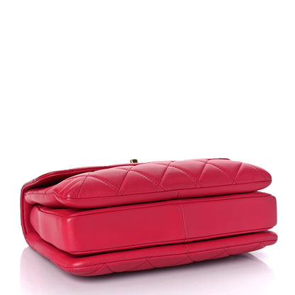 Chanel Lambskin Quilted Small Trendy CC Flap Dual Handle Bag Pink 3 of 17
