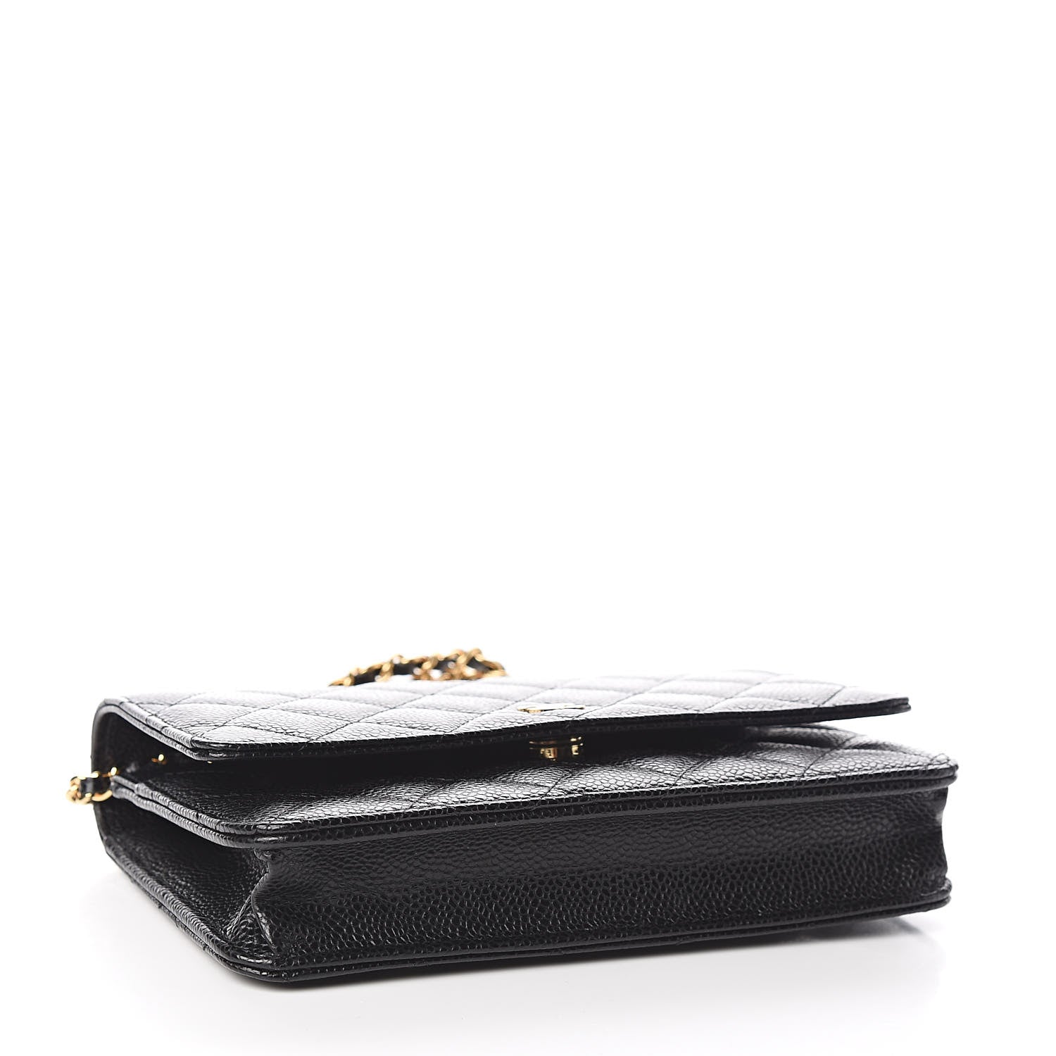 Chanel Caviar Quilted Wallet On Chain WOC Black 4 of 12