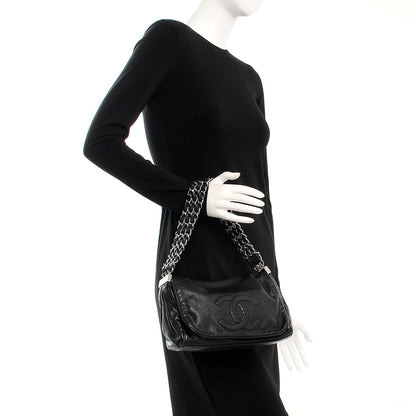 Chanel Calfskin Rock and Chain Small Flap Black 2 of 8