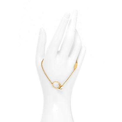 Louis Vuitton Metal LV Eclipse Bracelet Gold 2 of 6
