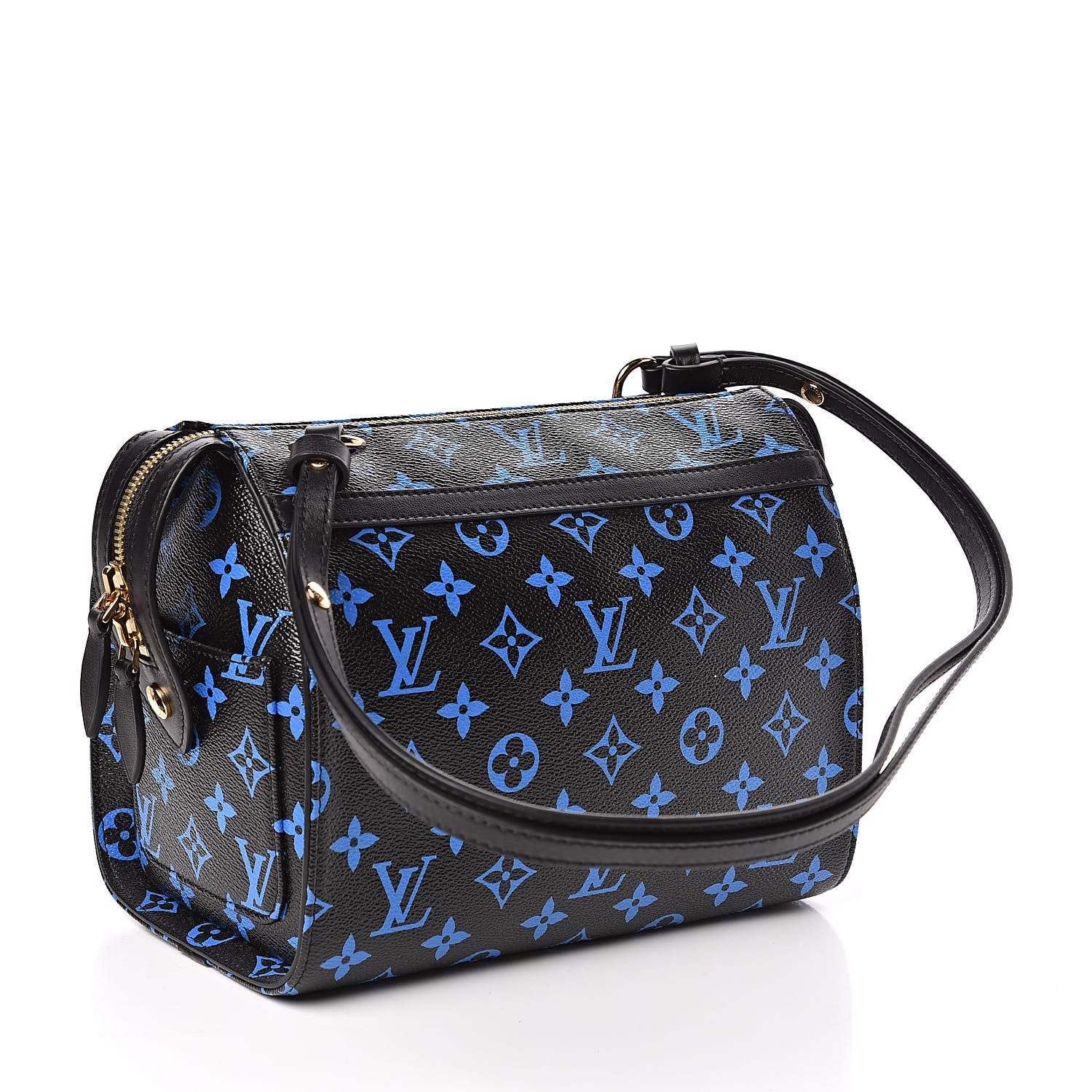 Louis Vuitton Colored Monogram Speedy Amazon PM Blue Black 3 of 9