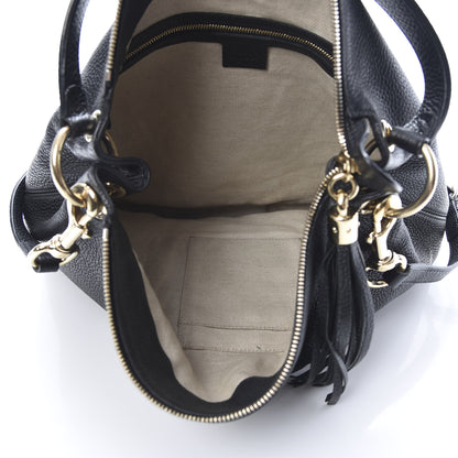 Gucci Pebbled Calfskin Large Soho Hobo Black 5 of 17