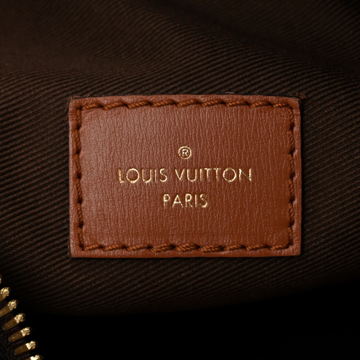 Reverse Monogram Loop Hobo