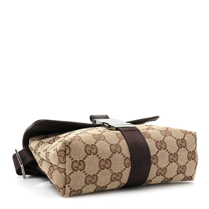 Gucci Monogram Waist Pouch Bag Dark Brown 4 of 10
