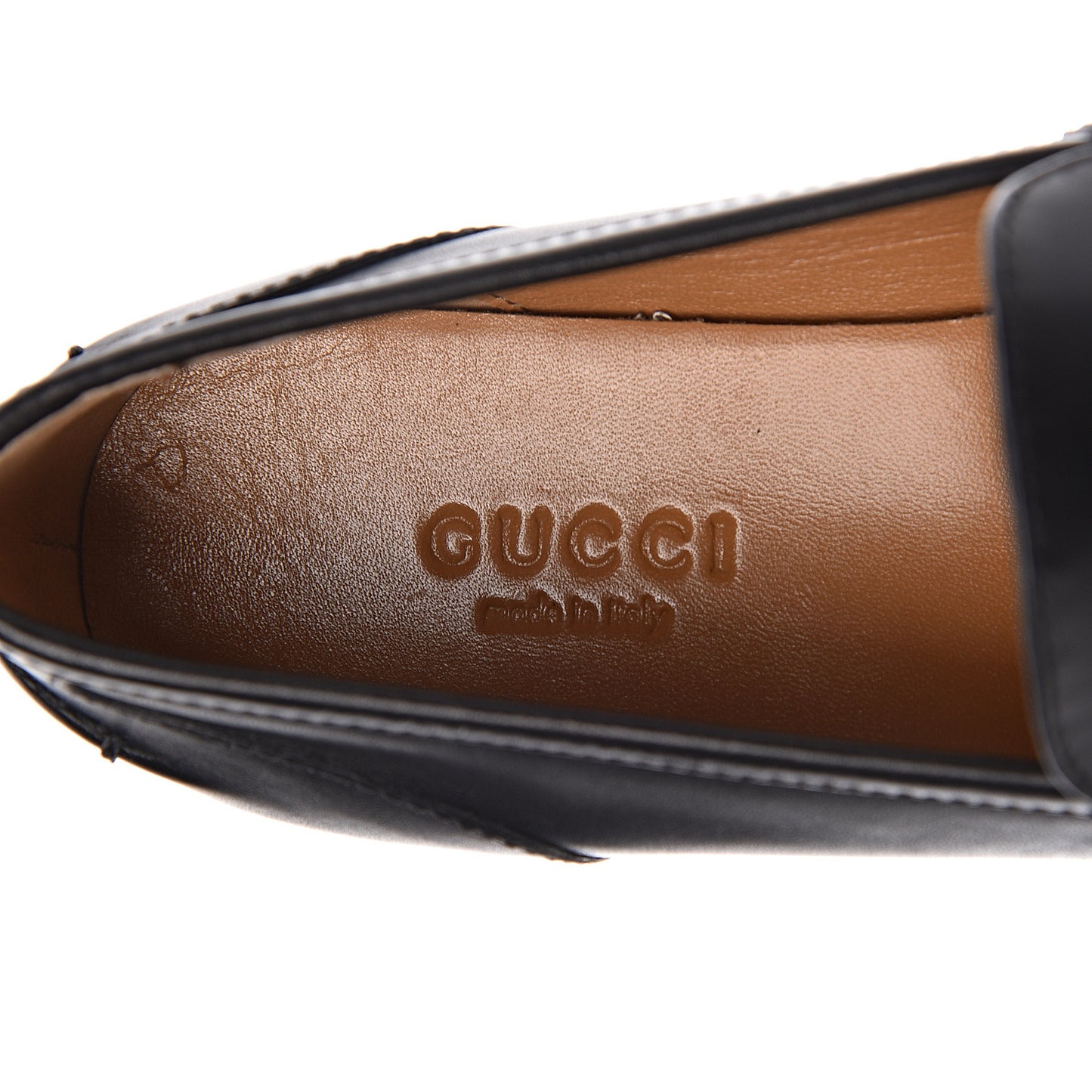 Calfskin Womens Jordaan Loafers 34.5 Black