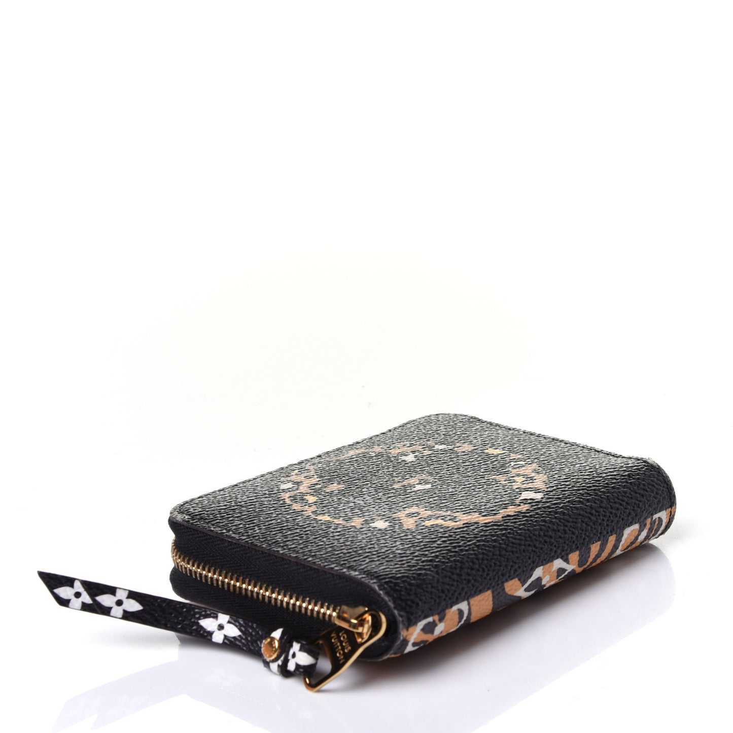 Monogram Giant Jungle Zippy Coin Purse Black