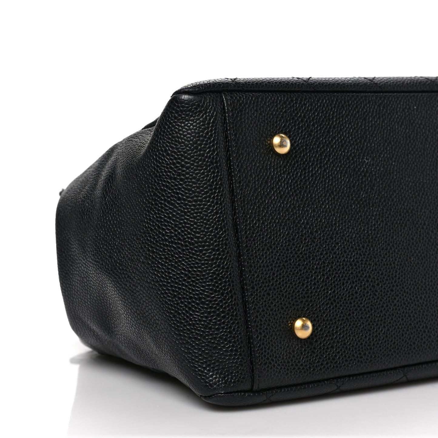 Caviar Quilted Petit Timeless Tote PTT Black