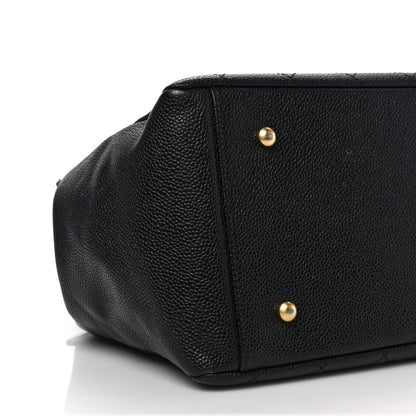 Chanel Caviar Quilted Petit Timeless Tote PTT Black 8 of 9