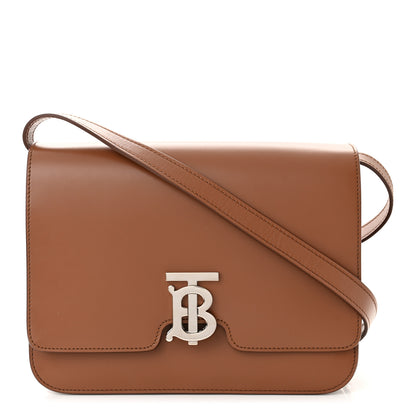 Burberry Calfskin Medium TB Bag Malt Brown 1 of 10