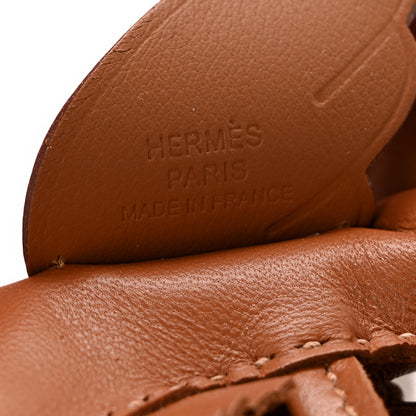 Hermes Milo Lambskin Swift Grigri Rodeo Pegase Horse Bag Charm PM Gold 3 of 5