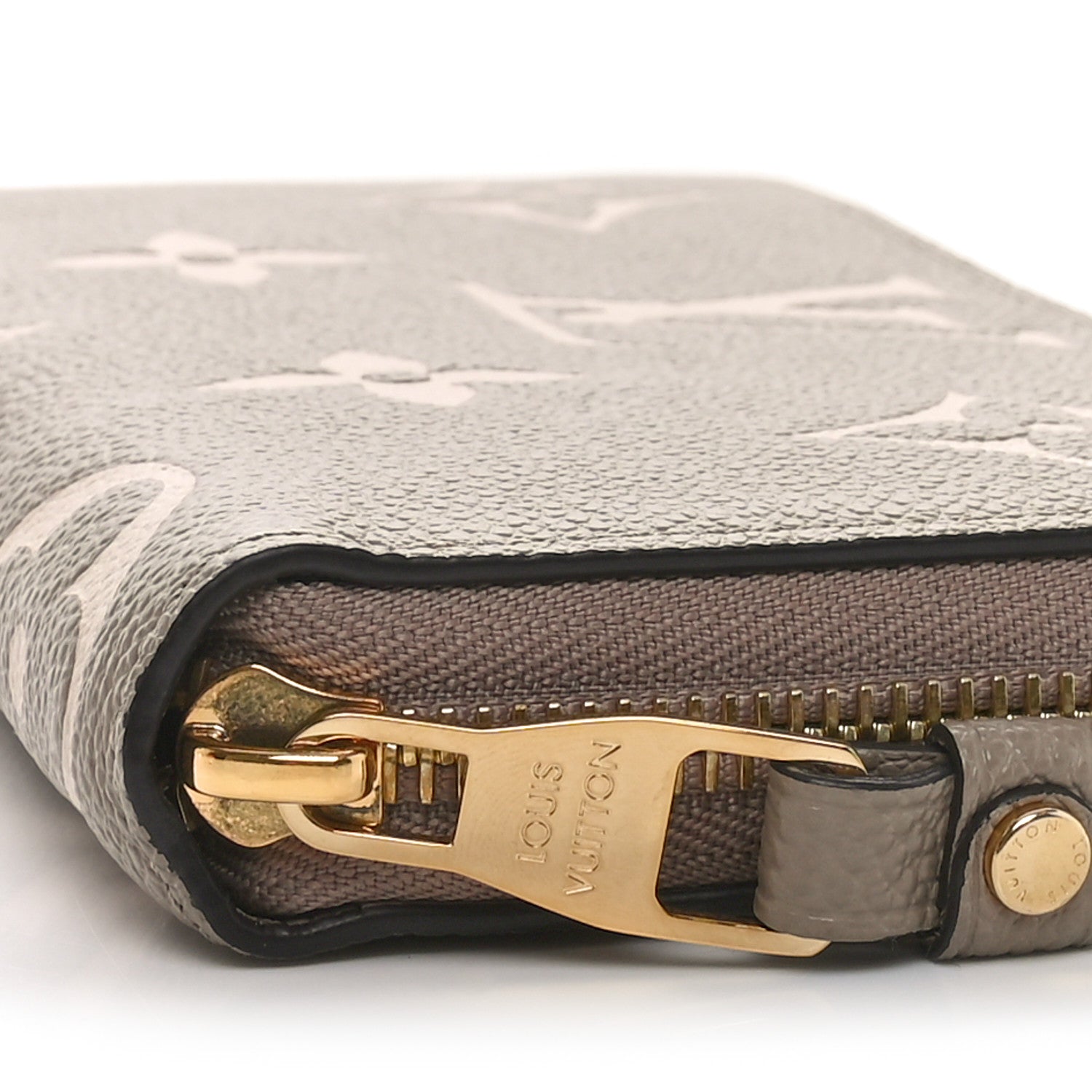 Louis Vuitton Empreinte Monogram Giant Zippy Wallet Tourterelle Creme 9 of 11