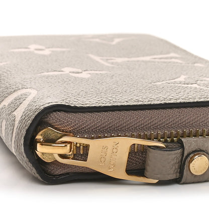Louis Vuitton Empreinte Monogram Giant Zippy Wallet Tourterelle Creme 9 of 11