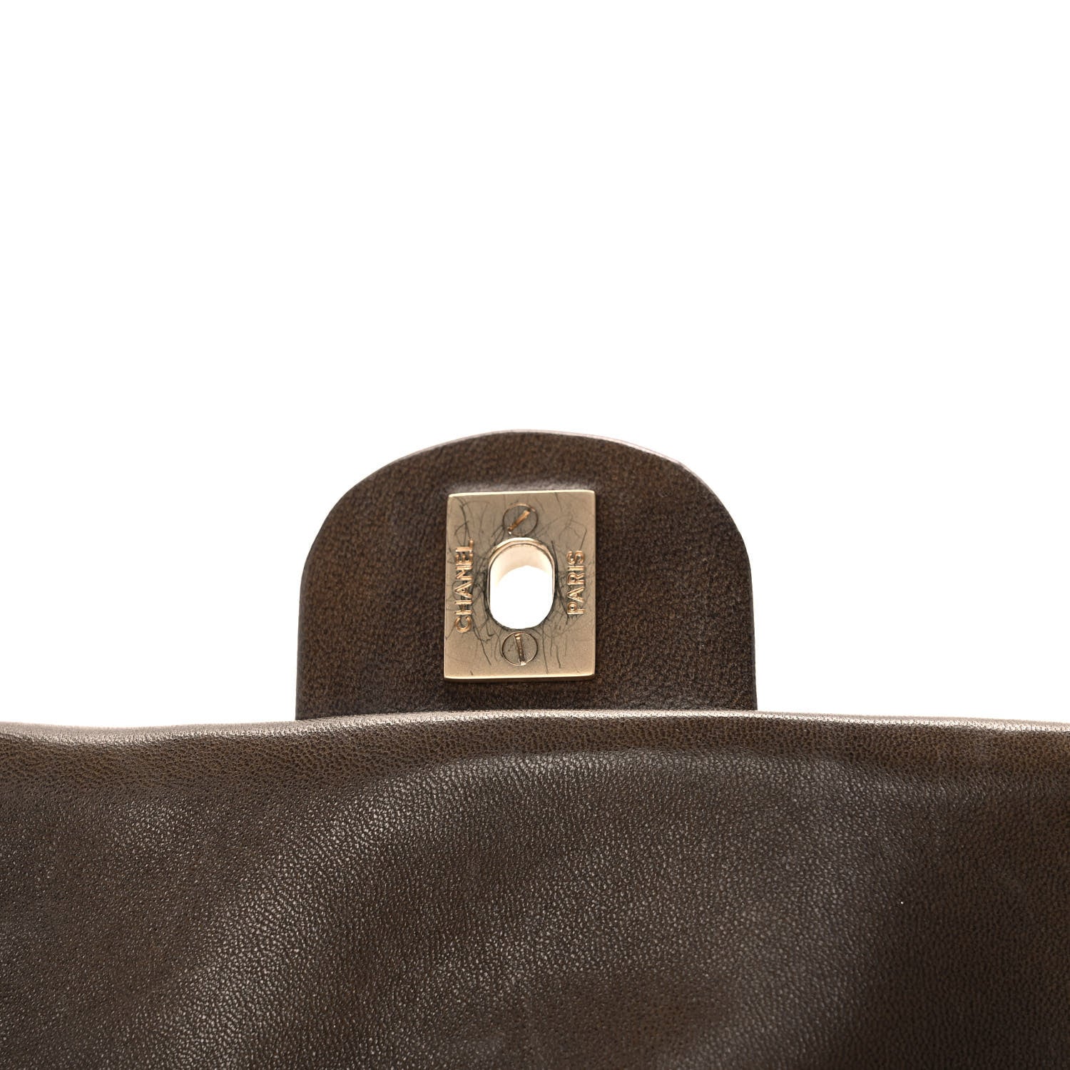 Chanel Calfskin Small Bubble Quilt Flap Brown 12 of 13