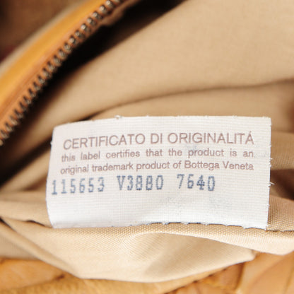 Bottega Veneta Nappa Intrecciato Embossed Medium Hobo Camel 8 of 9