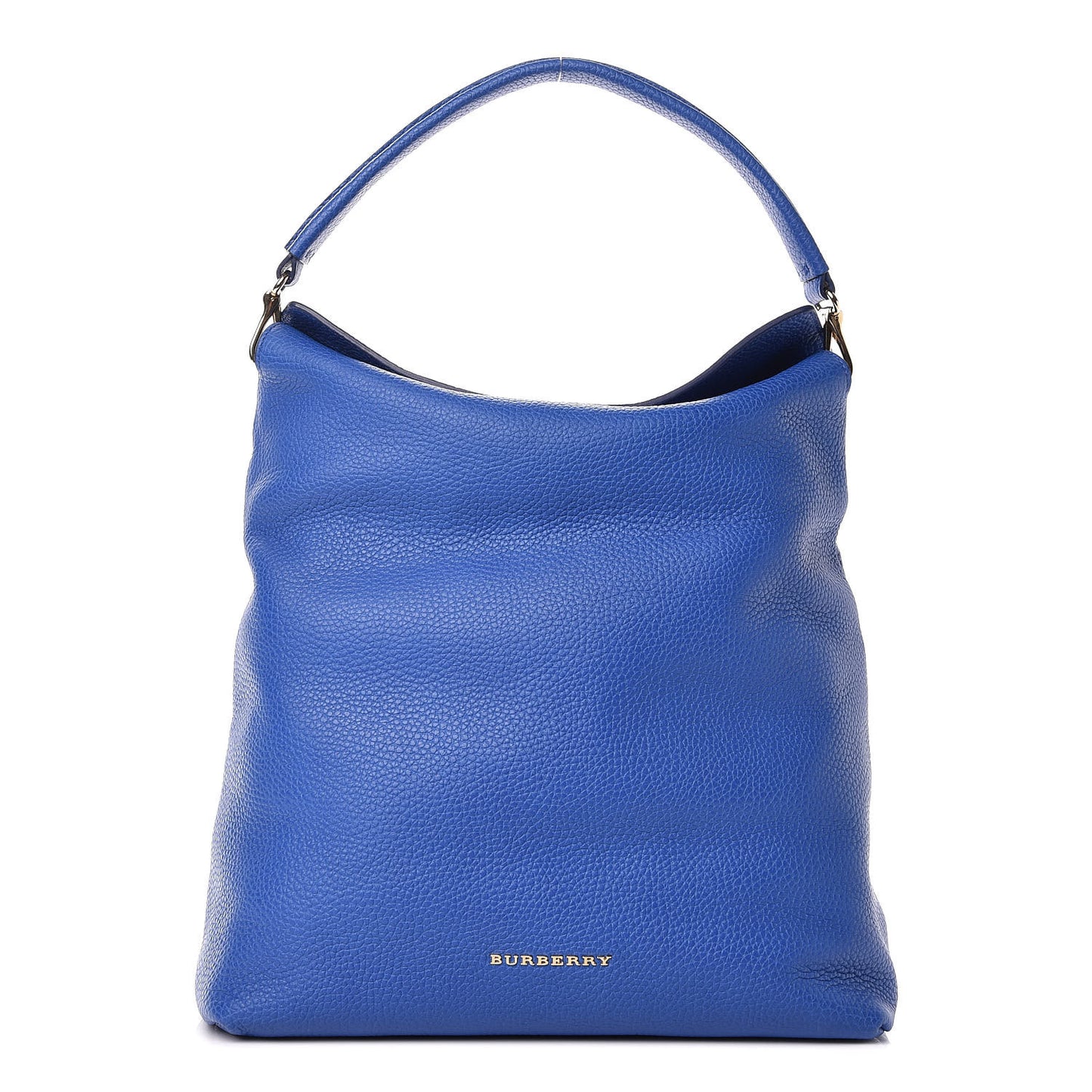 Grainy Calfskin Medium Cale Hobo Brilliant Blue