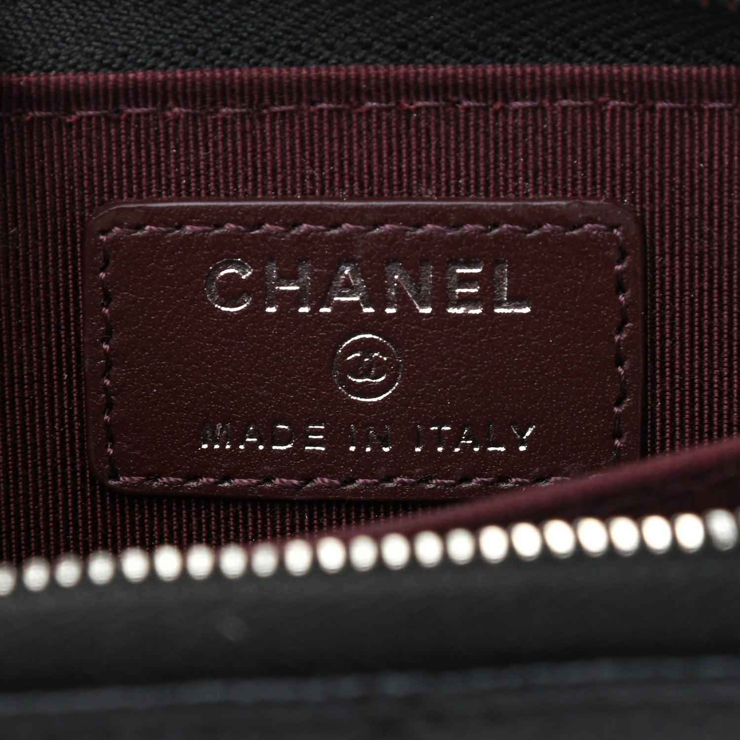 Chanel Caviar Quilted Zip Coin Purse Black 6 of 8