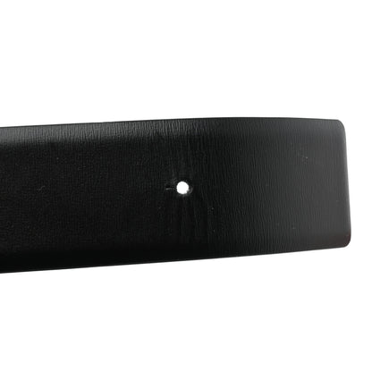 Valentino Garavani Glossy Calfskin VLogo Belt 90 36 Black 5 of 8