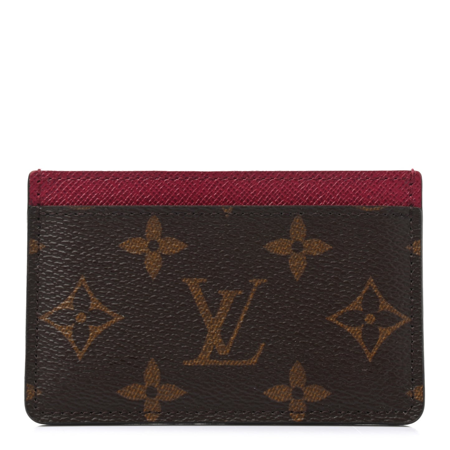 Monogram Card Holder Fuchsia