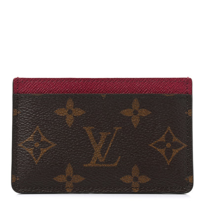 Louis Vuitton Monogram Card Holder Fuchsia 1 of 7