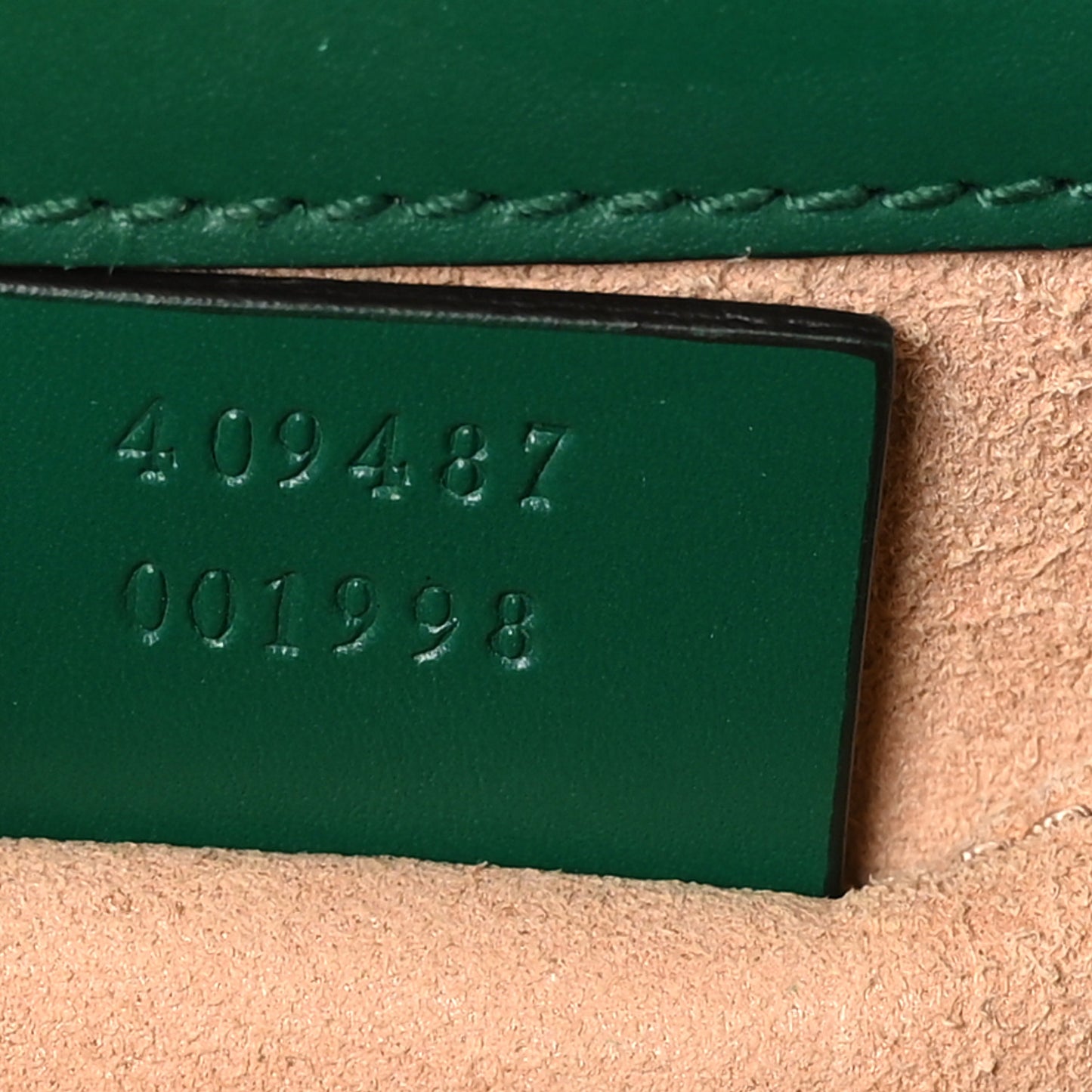 Guccissima Small Padlock Shoulder Bag Emerald