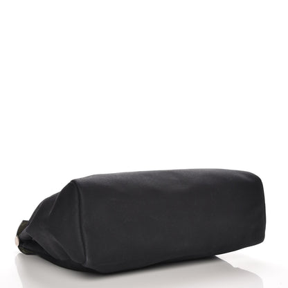 Hermes Toile Vache Calfskin Herbag 39 GM Black 4 of 7