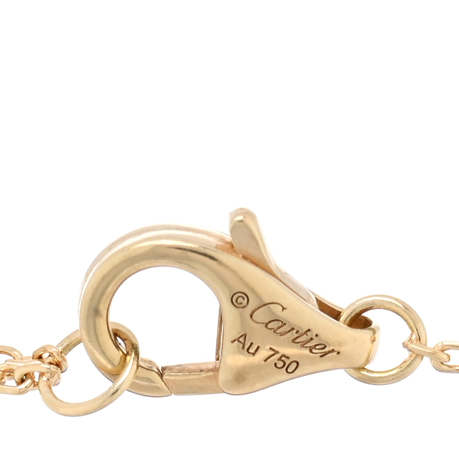 Cartier 18K Yellow Gold Diamond XS D'Amour Bracelet 3 of 4