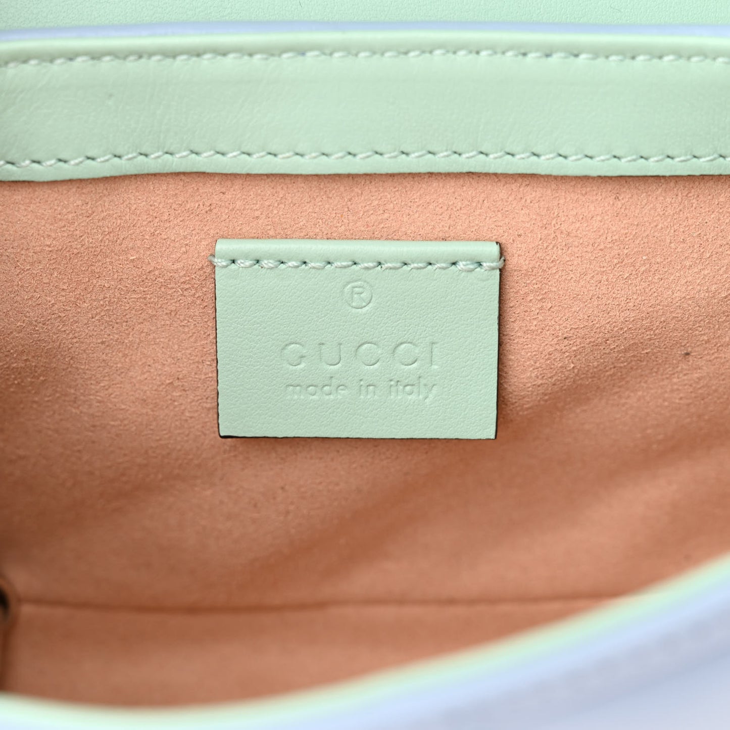 Calfskin Matelasse Diagonal Super Mini GG Marmont Shoulder Bag Multicolor Pastel