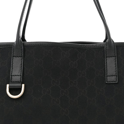 Gucci Monogram Medium New Britt Tote Black 8 of 10