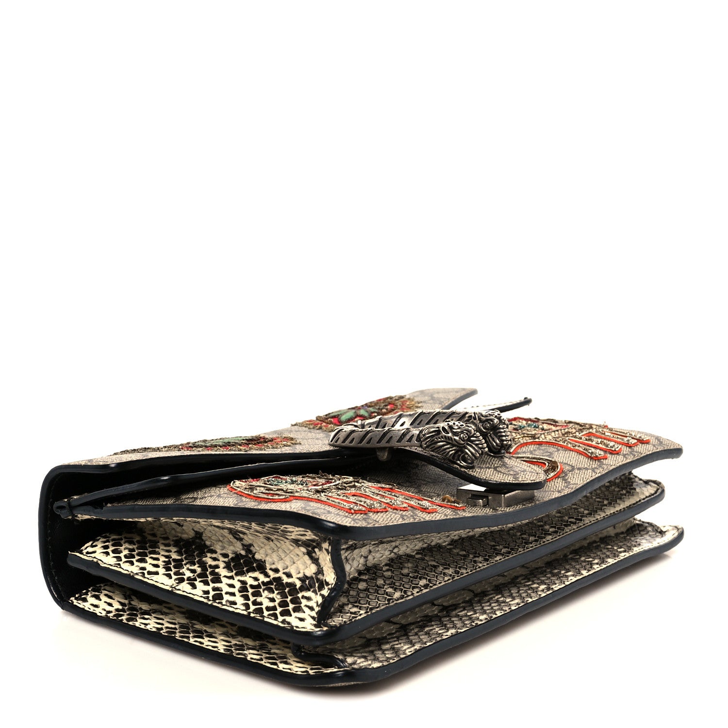 Gucci GG Supreme Monogram Elaphe Elephant Embroidered Small