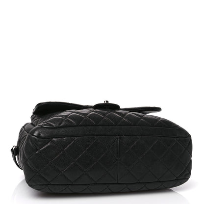 Chanel Caviar Quilted Travel Flap Tote Black 4 of 10