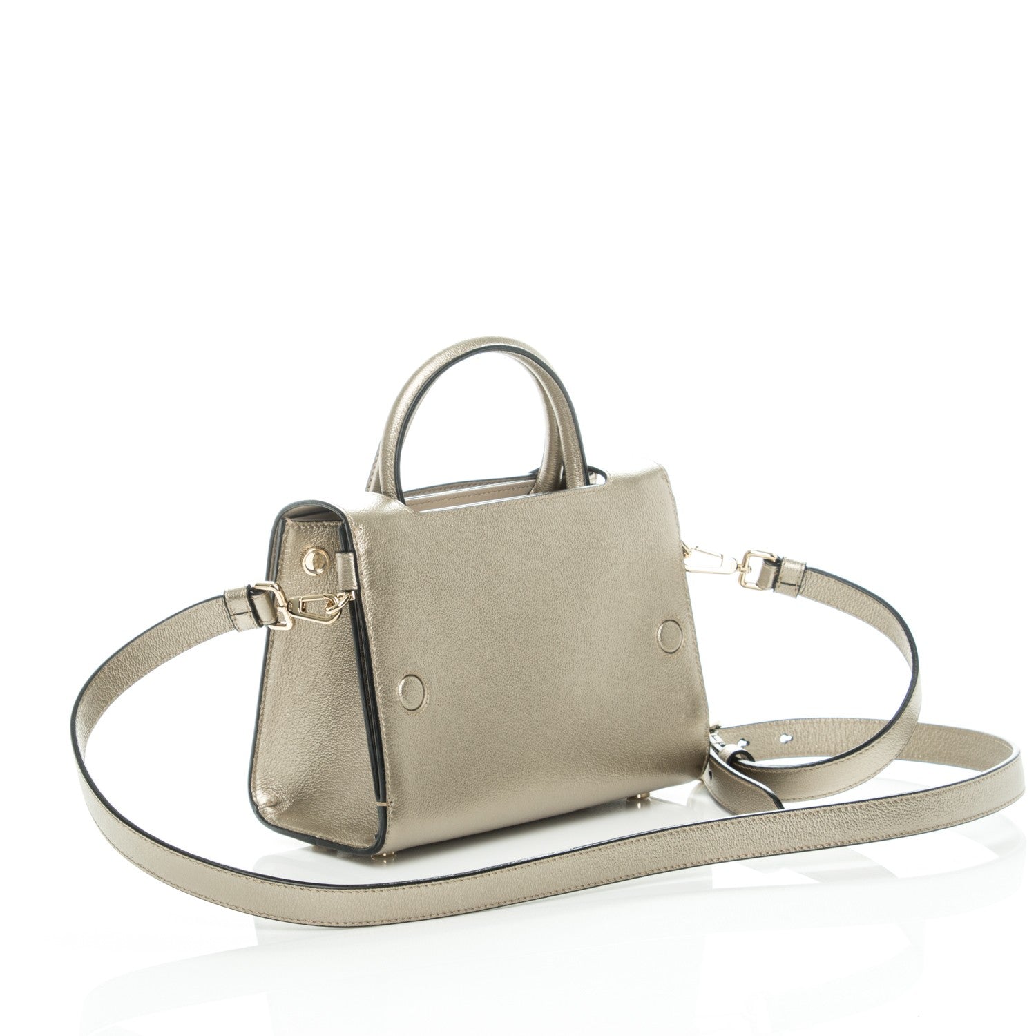 Christian Dior Metallic Grained Calfskin Mini Diorever Flap Bronze 3 of 7