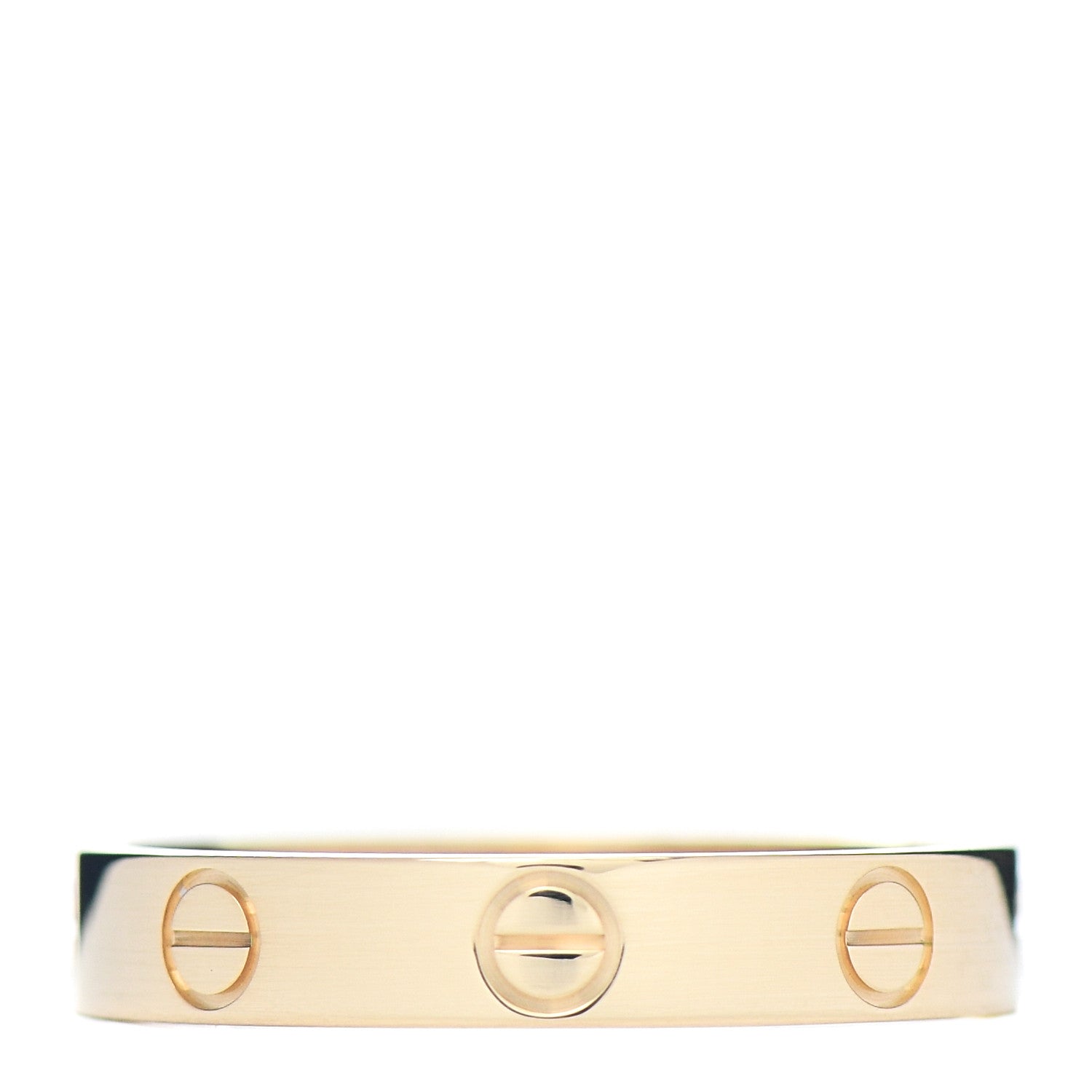 Cartier 18K Yellow Gold 3.5mm LOVE Wedding Band Ring 55 7.25 3 of 4