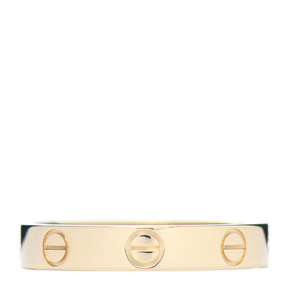 Cartier 18K Yellow Gold 3.5mm LOVE Wedding Band Ring 55 7.25 3 of 4