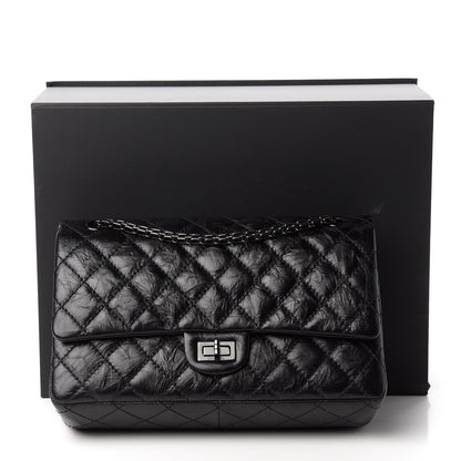 Chanel Aged Calfskin Quilted 2.55 Reissue 226 Flap So Black 11 of 11
