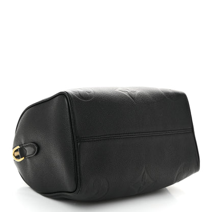 Louis Vuitton Empreinte Monogram Giant Speedy Bandouliere 25 Black 4 of 10