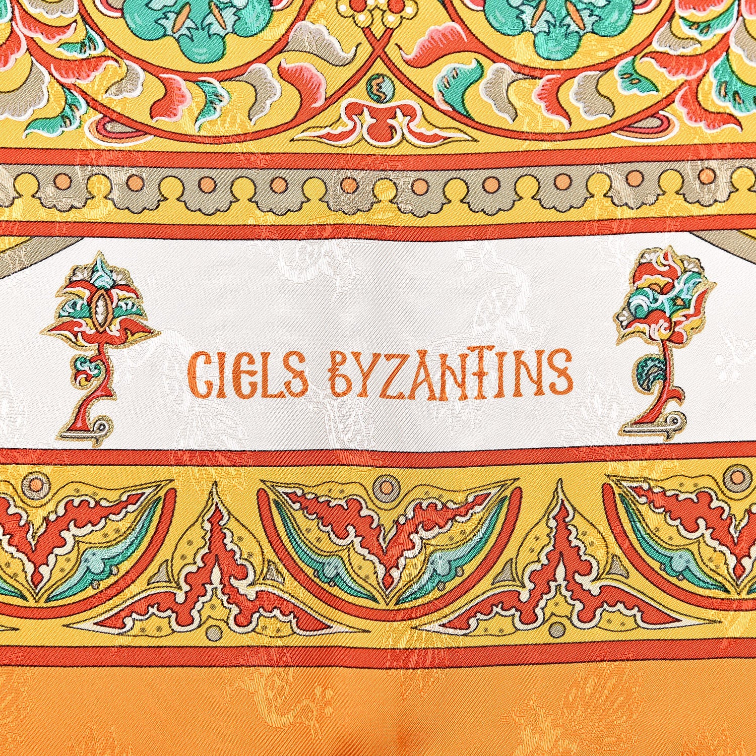 Hermes Silk Ciels Byzantins Scarf 90 5 of 7